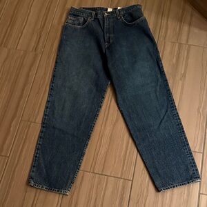 Lucky Brand Men's Relaxed Fit Dark Blue Jeans